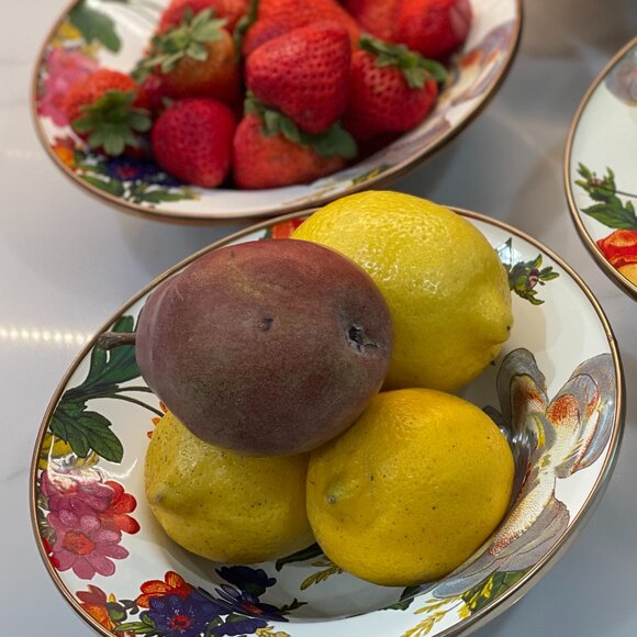 MacKenzie-Childs Flower Market Breakfast Bowl-NEW (1 Bowl) - Picture 3 of 14